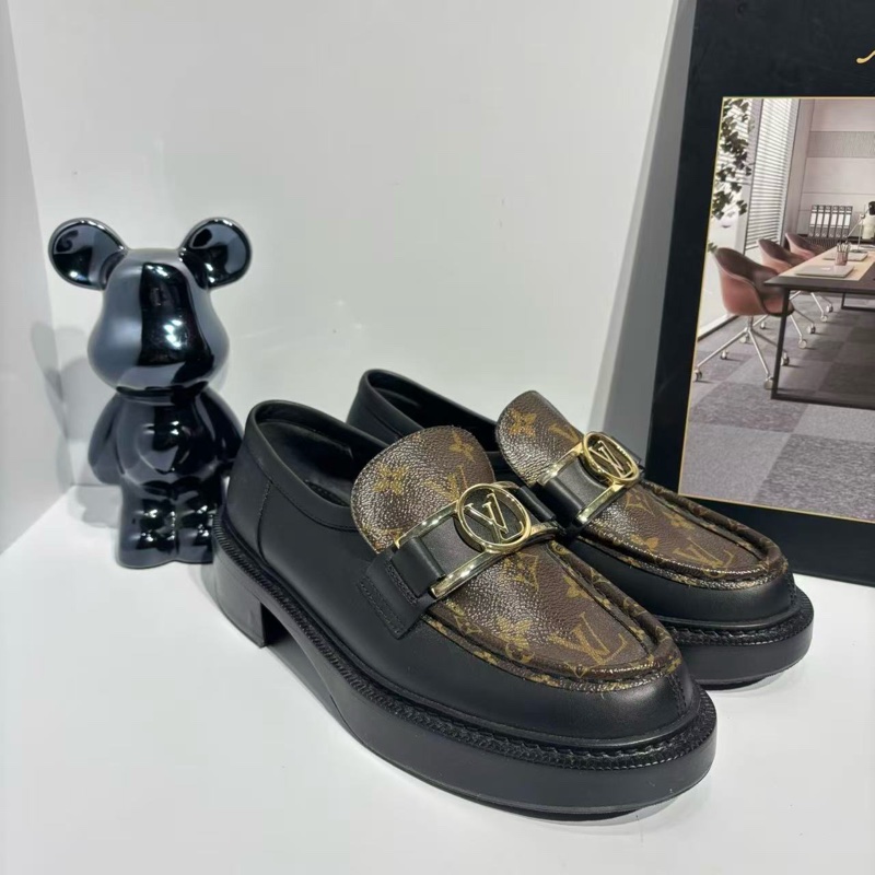 99新  LV 路易威登樂福厚底鞋  尺碼 37 無附件-4