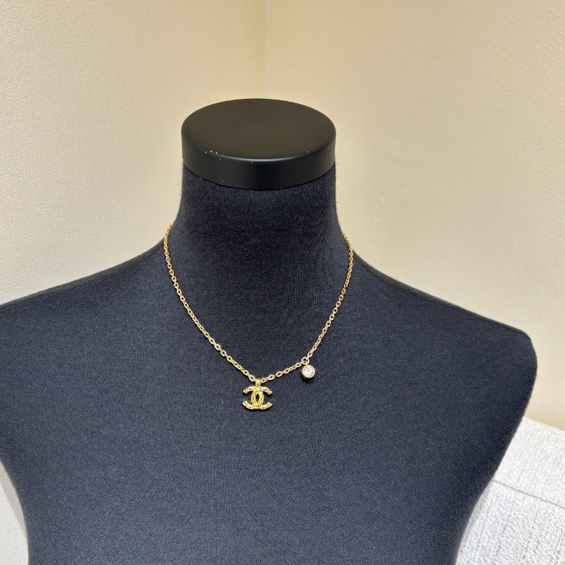 香奈兒 26P 菱格雙C項鍊-2