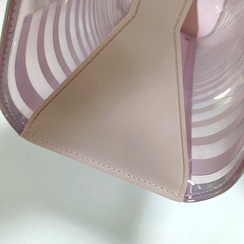 DELVAUX Tempete多色特殊材質單肩包手提包銀色五金可拆卸肩帶 9.8新-11