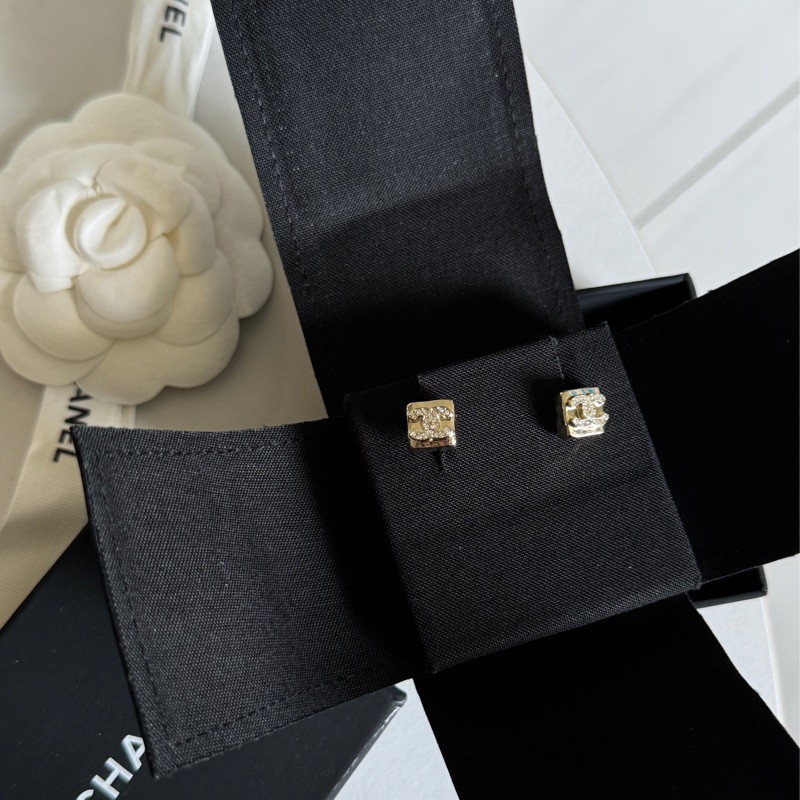 chanel 方糖帶鑽logo 台灣購證全新賠售-5
