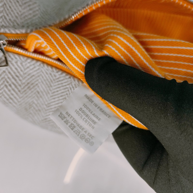 MS0502 Hermes 愛馬仕動物圖案手拿包包Animaux Blacks Case Large Cotton-11