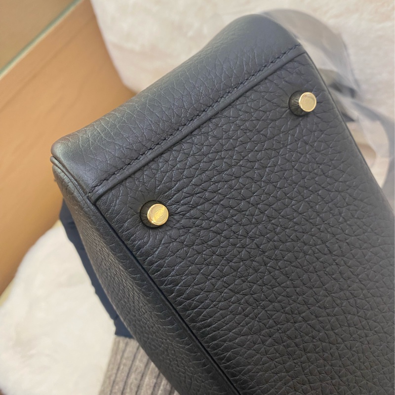 mini lindy 黑色 金扣-4