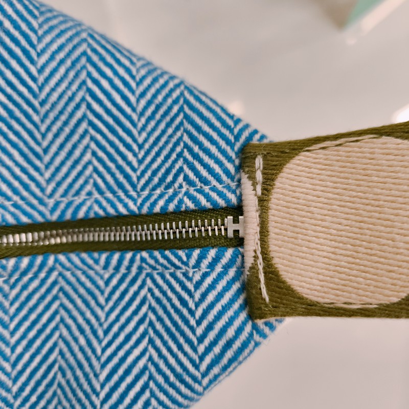 MS0503 Hermes 愛馬仕動物圖案手拿包包Animaux Blacks Case Large Cotton-13