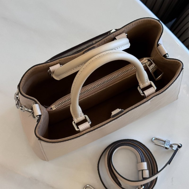 *SHIHNA名牌精品* LV M20520 Marelle Tote BB 石英白色水波紋托特包-6