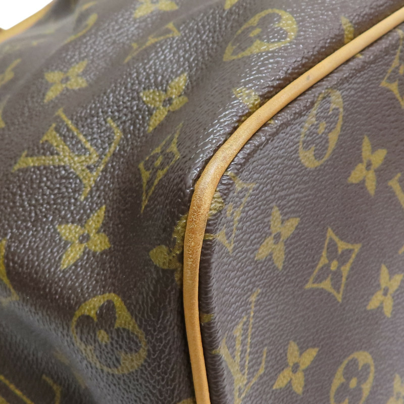 棕色 原花 帆布 Palermo GM 兩用包【LOUIS VUITTON LV 路易威登】 M40146-11