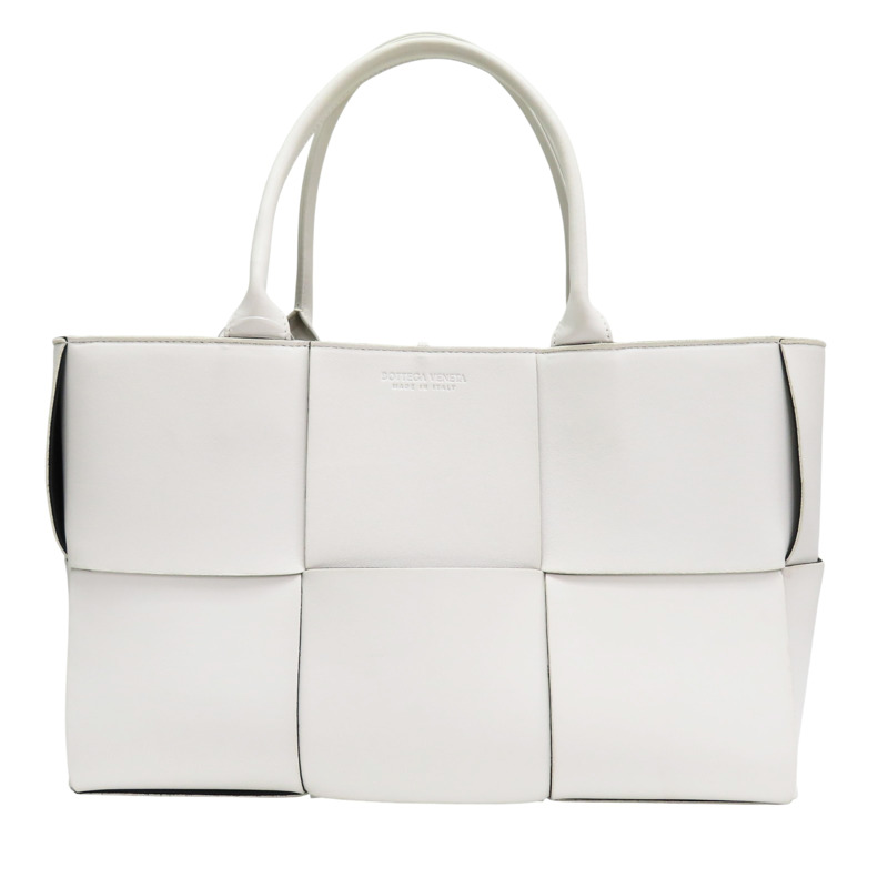 白色 牛皮 托特包【BOTTEGA VENETA BV 寶緹嘉】-0