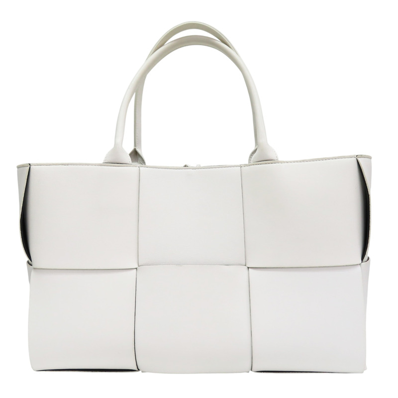 白色 牛皮 托特包【BOTTEGA VENETA BV 寶緹嘉】-1