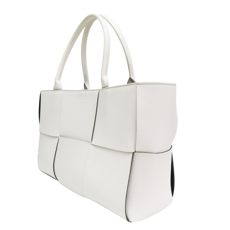 白色 牛皮 托特包【BOTTEGA VENETA BV 寶緹嘉】-2