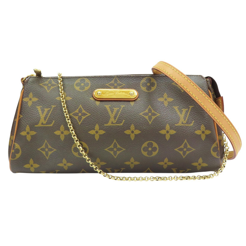 棕色 原花帆布 Eva 兩用包【LOUIS VUITTON LV 路易威登】 M95567-0