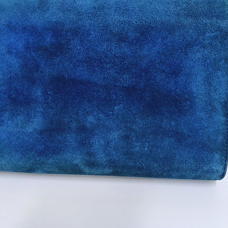 GUCCI Dionysus迷你藍色絨面革虎頭酒神包斜挎包銀色五金可拆卸肩帶-11