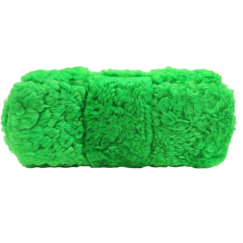 綠色 毛絨 手提包【BOTTEGA VENETA BV 寶緹嘉】 652867-3