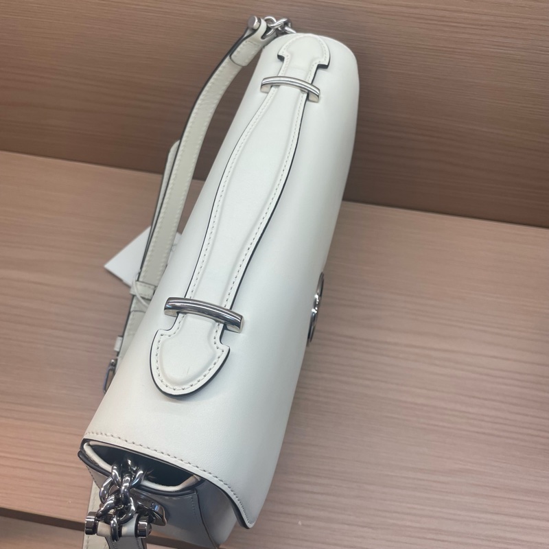 Gucci/古驰petite中号白色斜挎包-6