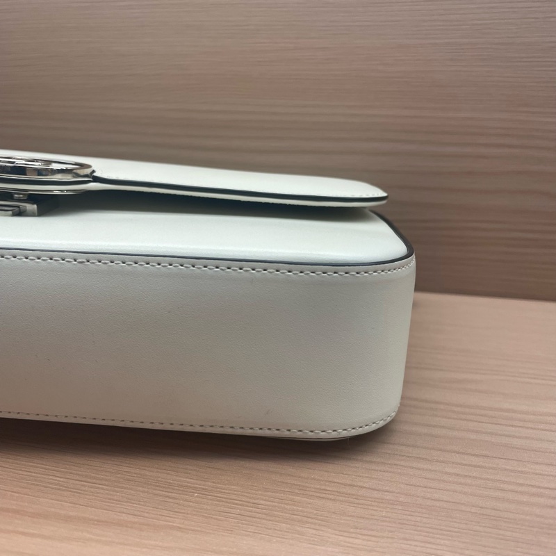 Gucci/古驰petite中号白色斜挎包-8