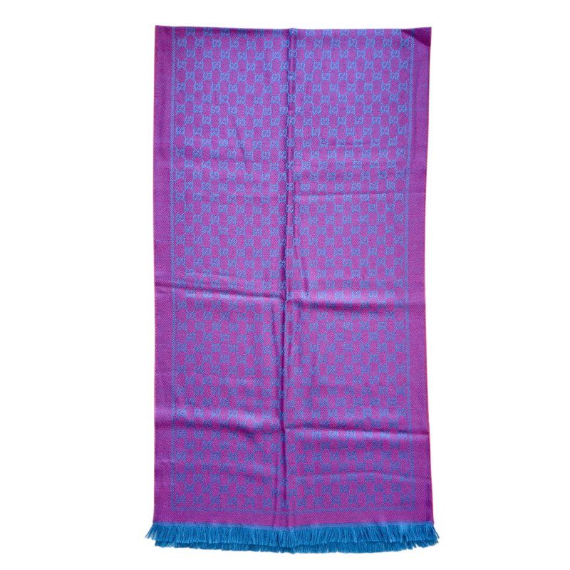 GUCCI GG 雙面 圍巾-2