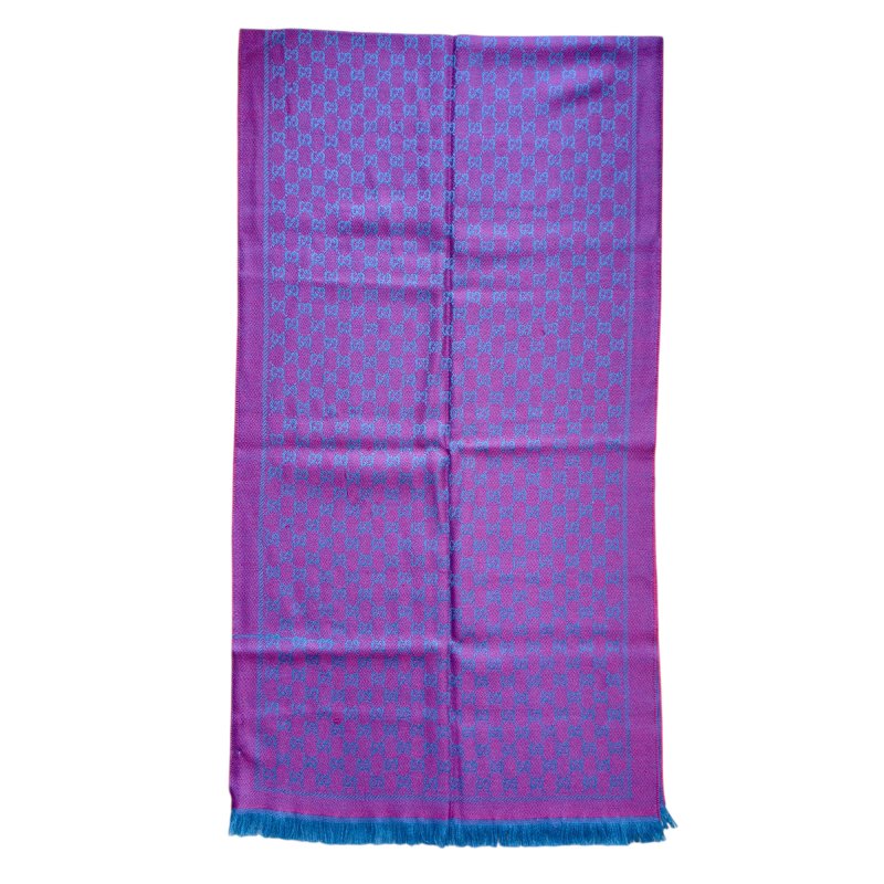 GUCCI GG 雙面 圍巾-3