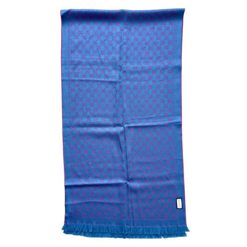 GUCCI GG 雙面 圍巾-6