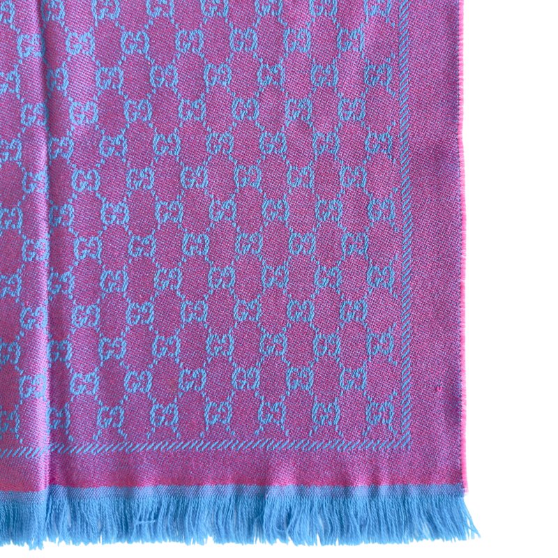 GUCCI GG 雙面 圍巾-18
