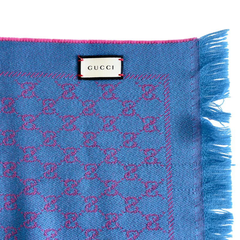 GUCCI GG 雙面 圍巾-19