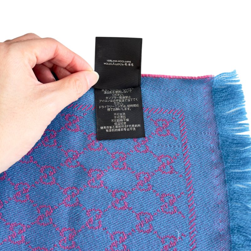 GUCCI GG 雙面 圍巾-21