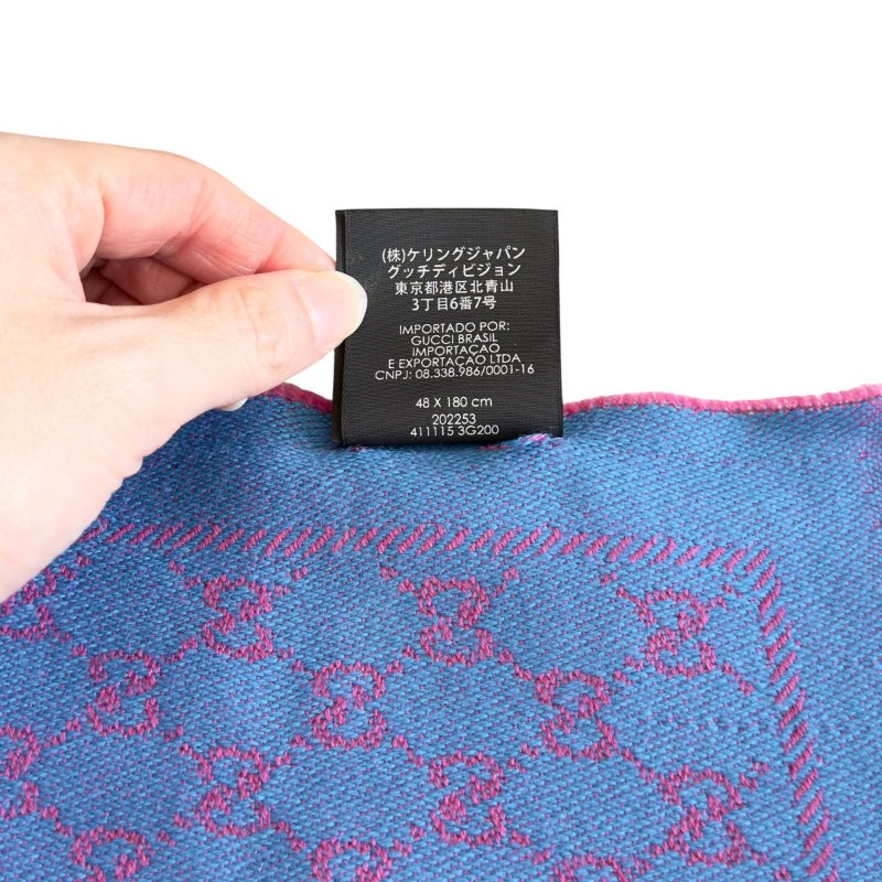 GUCCI GG 雙面 圍巾-22