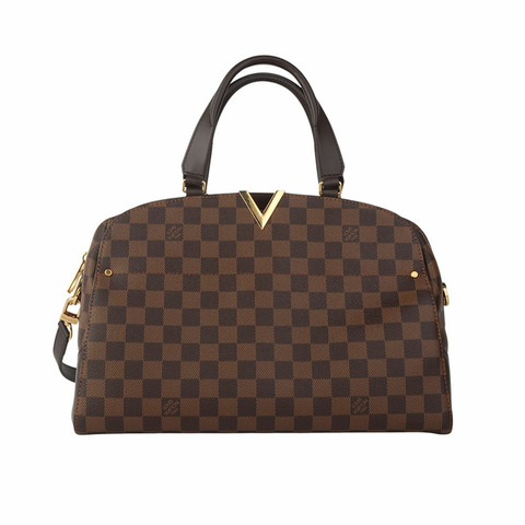 【包稅】LOUIS VUITTON N41505 Damier Kensington 保齡球單肩包 35760K