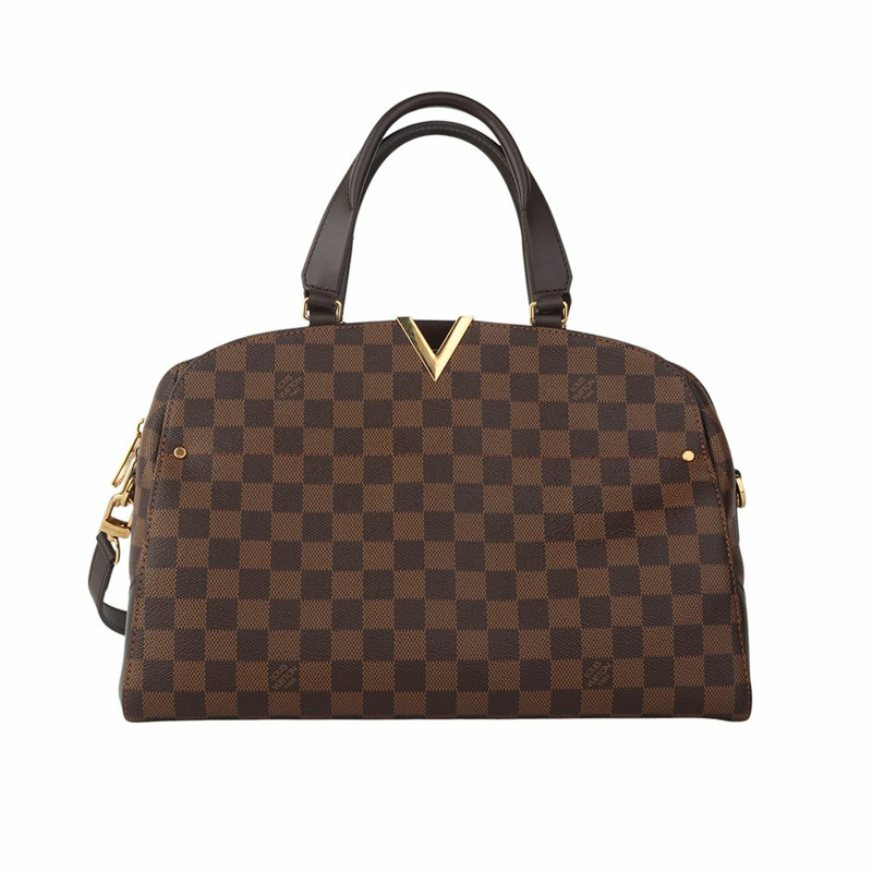 【包稅】LOUIS VUITTON N41505 Damier Kensington 保齡球單肩包 35760K-0