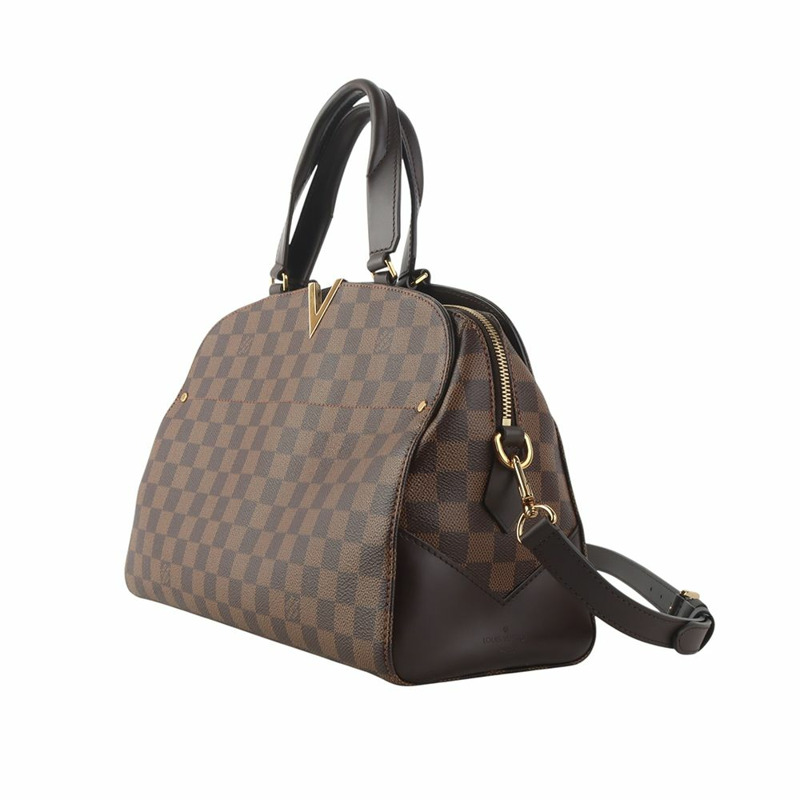 【包稅】LOUIS VUITTON N41505 Damier Kensington 保齡球單肩包 35760K-1