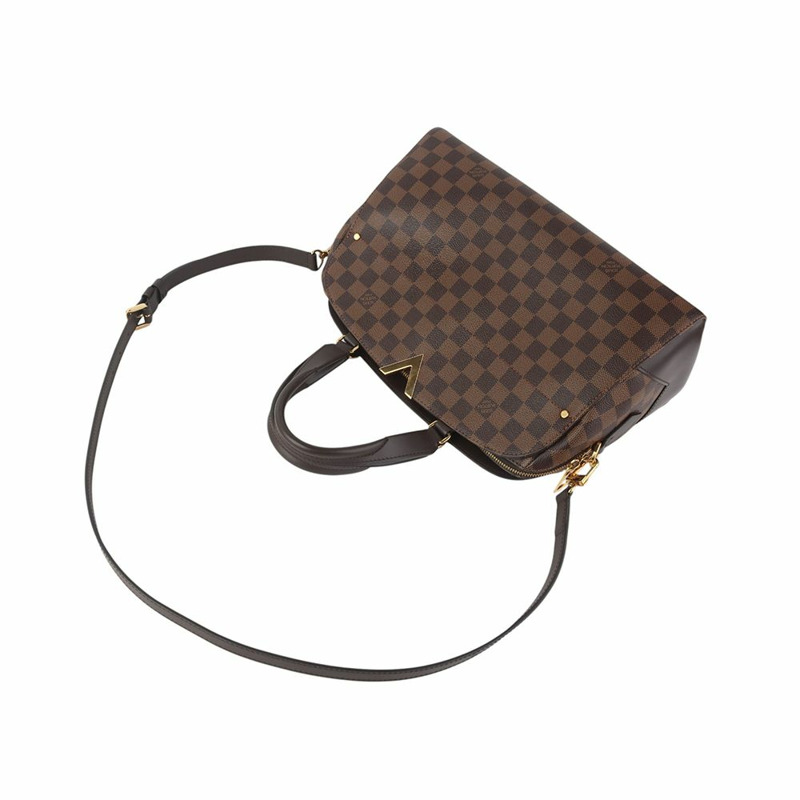 【包稅】LOUIS VUITTON N41505 Damier Kensington 保齡球單肩包 35760K-3