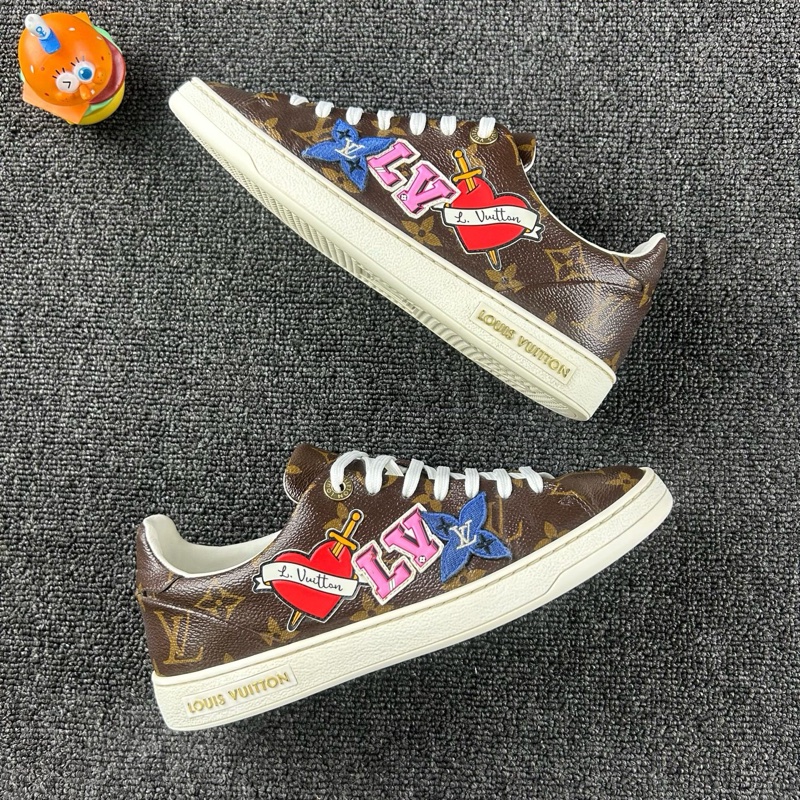 97新Louis Vuitton路易威登七夕限定老花板鞋 尺碼：36 無附件-3