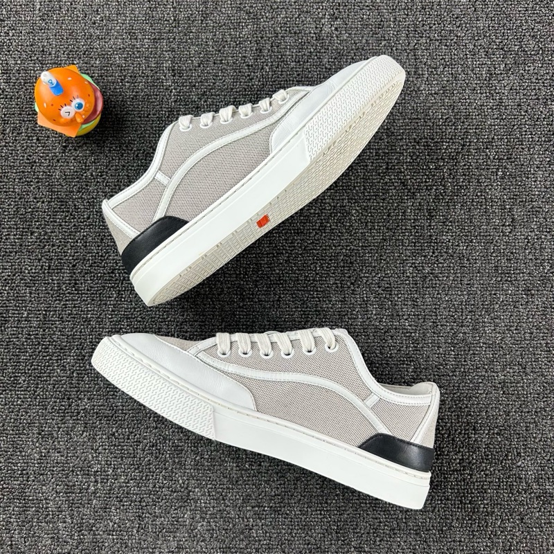 98新Hermes愛馬仕灰色板鞋 尺碼：36.5 無附件-2