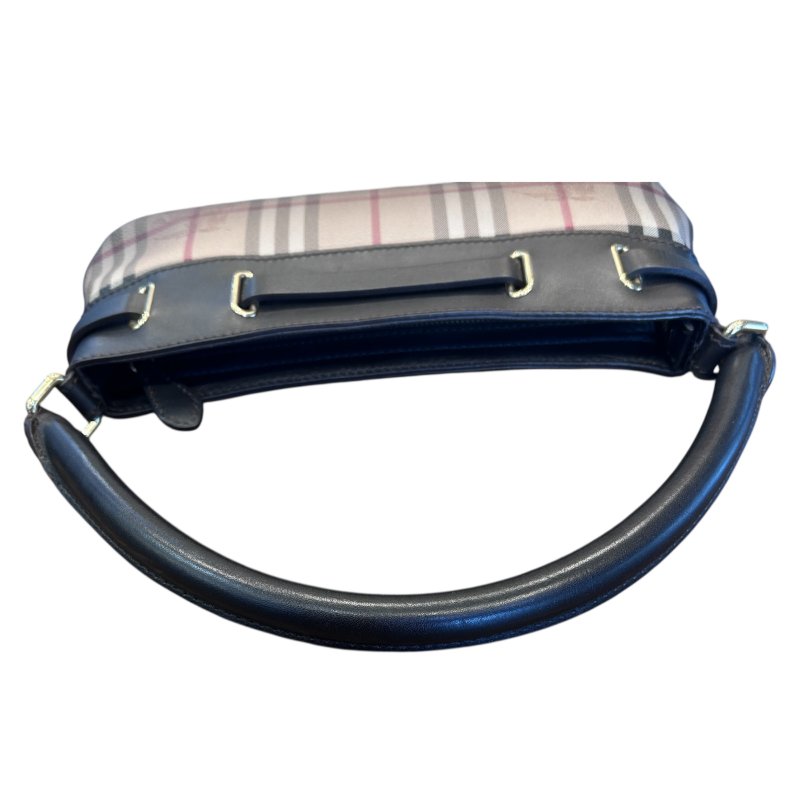 BURBERRY漸層經典格紋戰馬側背包-5