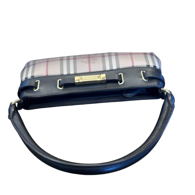 BURBERRY漸層經典格紋戰馬側背包-6