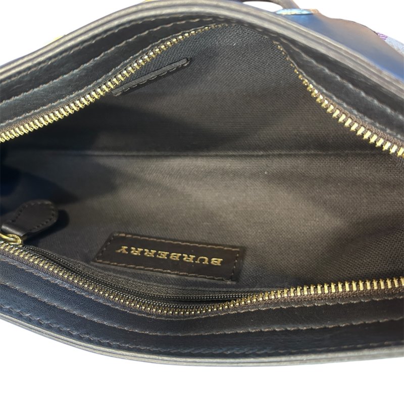 BURBERRY漸層經典格紋戰馬側背包-7