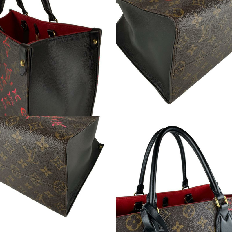 路易威登 Fall in Love Monogram 單肩包/手提包，香港專供，On the Go MM 帆布，棕色，女士，M45888 z7816-3