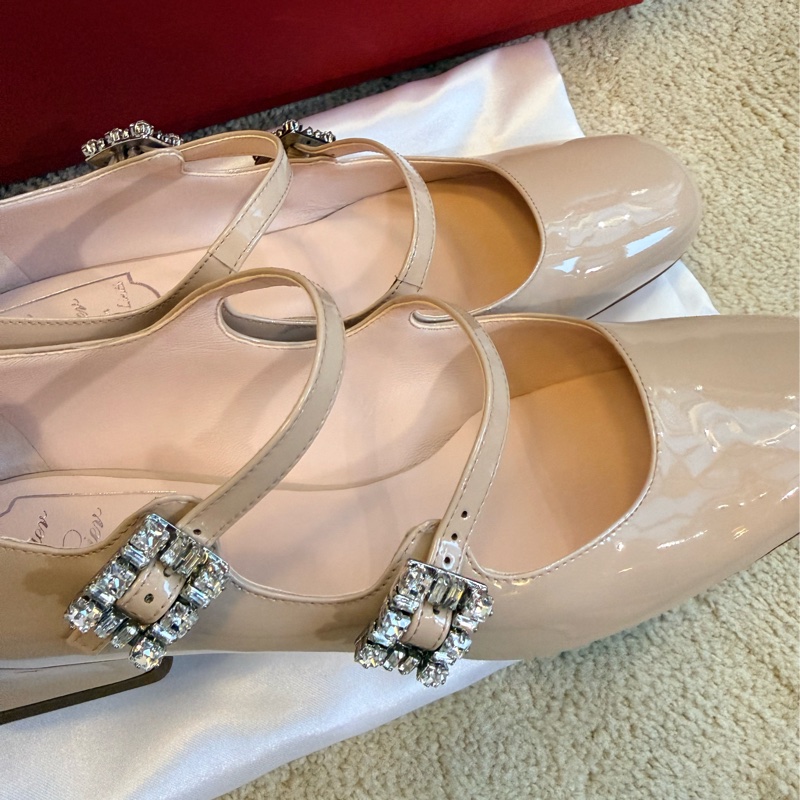 Roger Vivier 水晶方釦瑪莉珍鞋 37.5-1