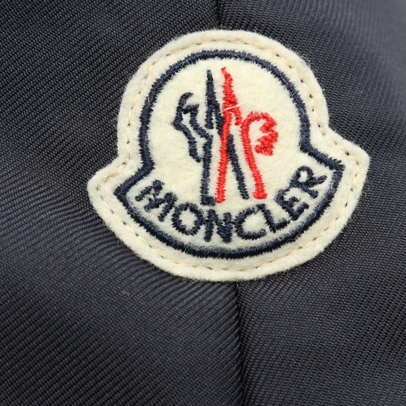 MONCLER SOPHIE 斗篷式羽絨外套 #0 尼龍海軍藍二手女款-5