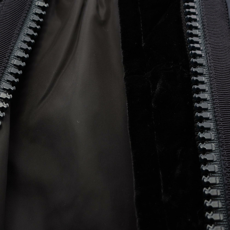 MONCLER SOPHIE 斗篷式羽絨外套 #0 尼龍海軍藍二手女款-6