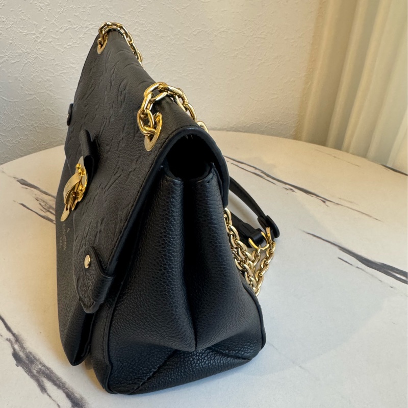 Lv M44151黑壓紋VAVIN金鏈包 肩背/斜背都好看-1