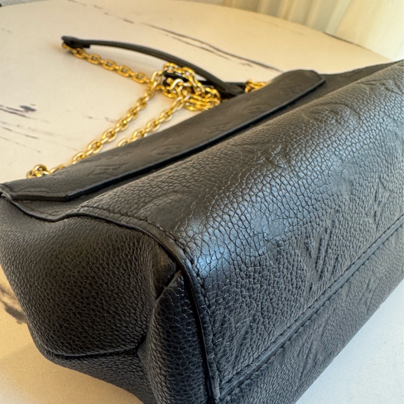 Lv M44151黑壓紋VAVIN金鏈包 肩背/斜背都好看-8