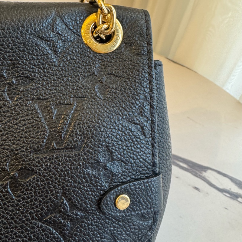 Lv M44151黑壓紋VAVIN金鏈包 肩背/斜背都好看-12