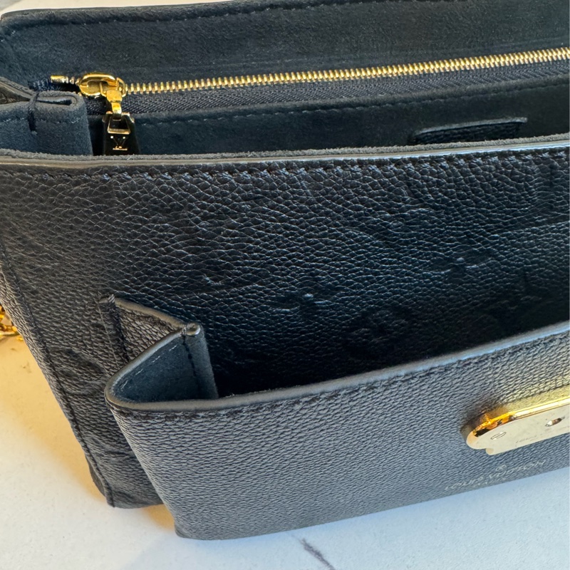 Lv M44151黑壓紋VAVIN金鏈包 肩背/斜背都好看-31