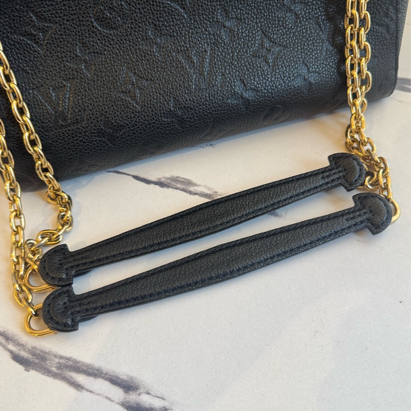 Lv M44151黑壓紋VAVIN金鏈包 肩背/斜背都好看-37