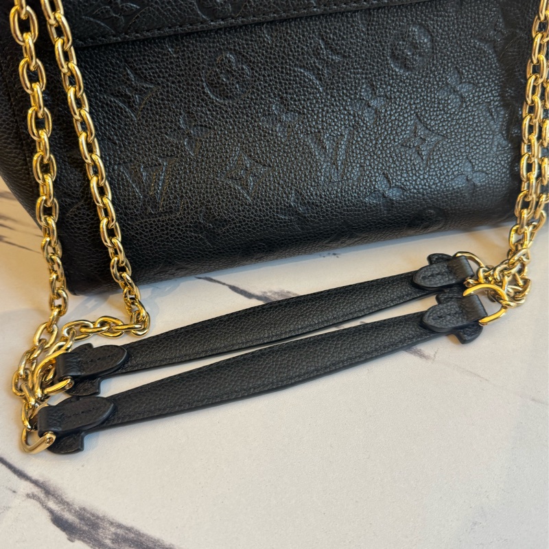 Lv M44151黑壓紋VAVIN金鏈包 肩背/斜背都好看-39