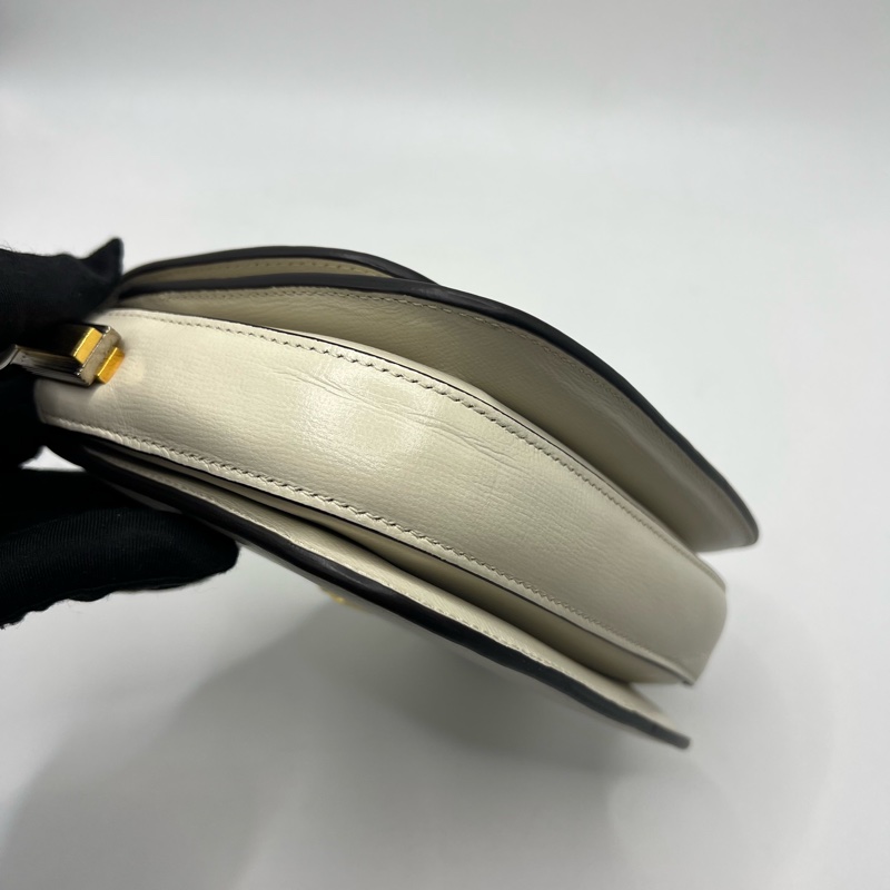 Gucci 古驰 塞尔维亚 白色 牛皮 斜挎包-7