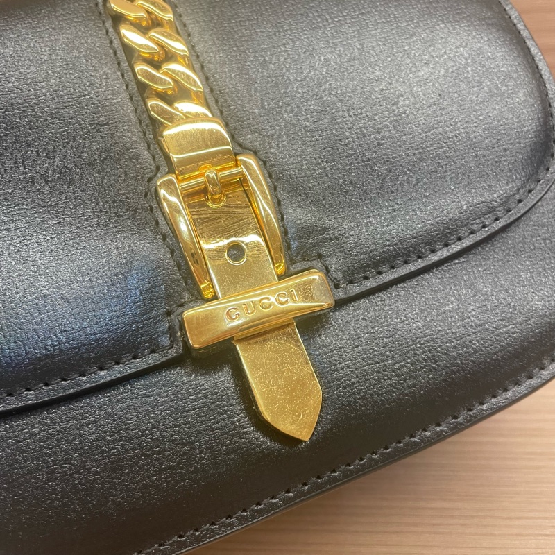 GUCCI古驰1961系列女士马鞍包单肩斜挎包-10