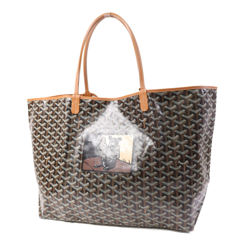GOYARD 塗層帆布Saint Louis GM銀扣肩背袋-2