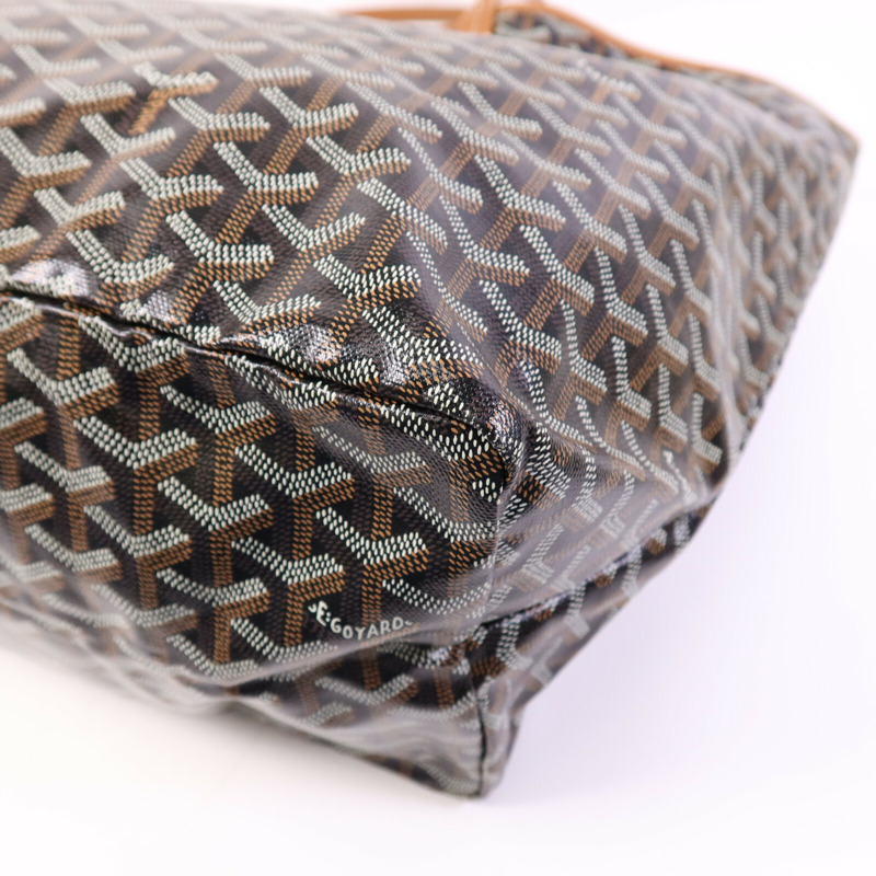 GOYARD 塗層帆布Saint Louis GM銀扣肩背袋-8