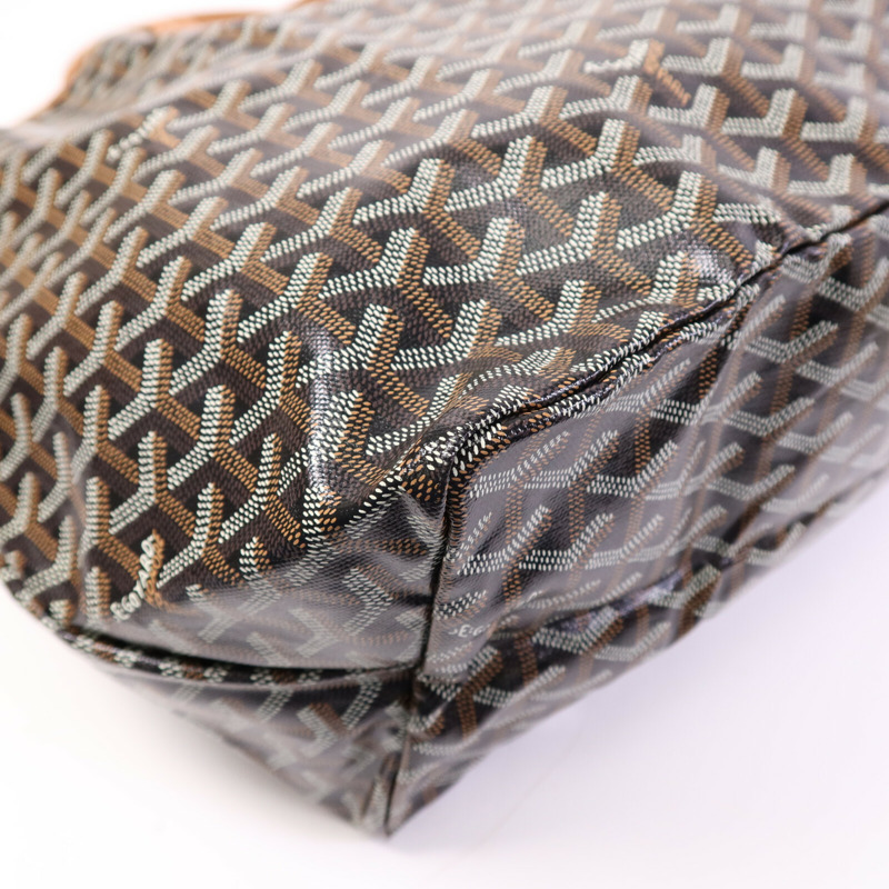 GOYARD 塗層帆布Saint Louis GM銀扣肩背袋-9