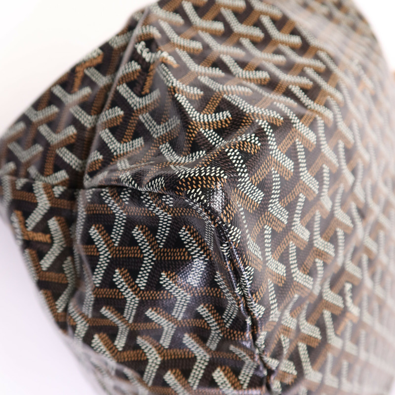 GOYARD 塗層帆布Saint Louis GM銀扣肩背袋-11