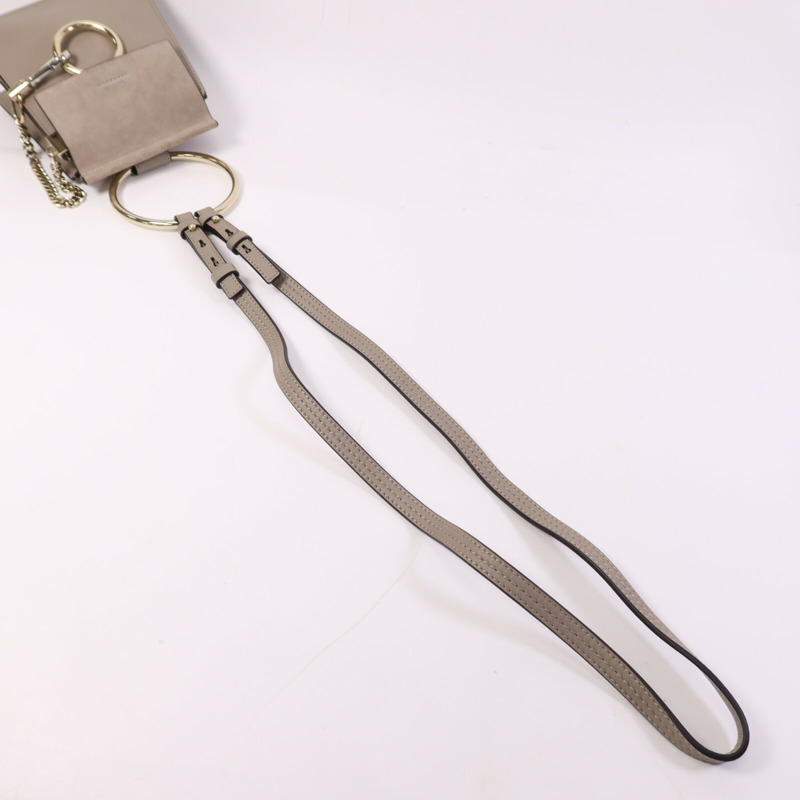 Chloe 牛皮/麂皮皮革Faye Mini Bag金扣手挽肩背兩用袋-7